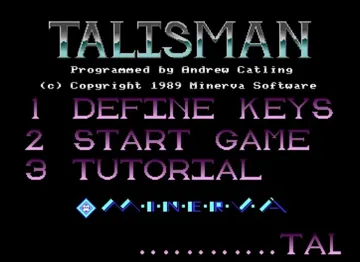 Talisman (1989)(Minerva) screen shot title